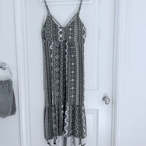 Women’s  Patterned Midi Dress - size XL